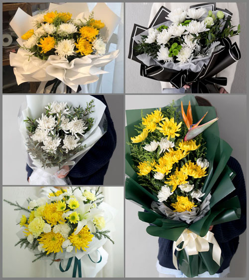 江苏南通启东市吕四港镇十二总村白事花束代送